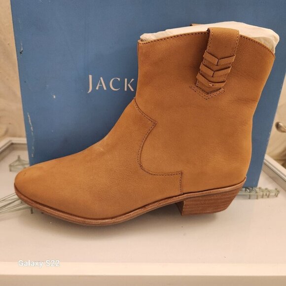 Jack Rogers "Stella" Pull On Western Style Boots. NIB. Size 7.5 - Picture 1 of 11